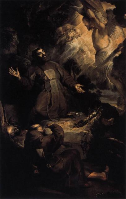 Rubens: The Stigmatization of St Francis - Szent Ferenc stigmatizációja